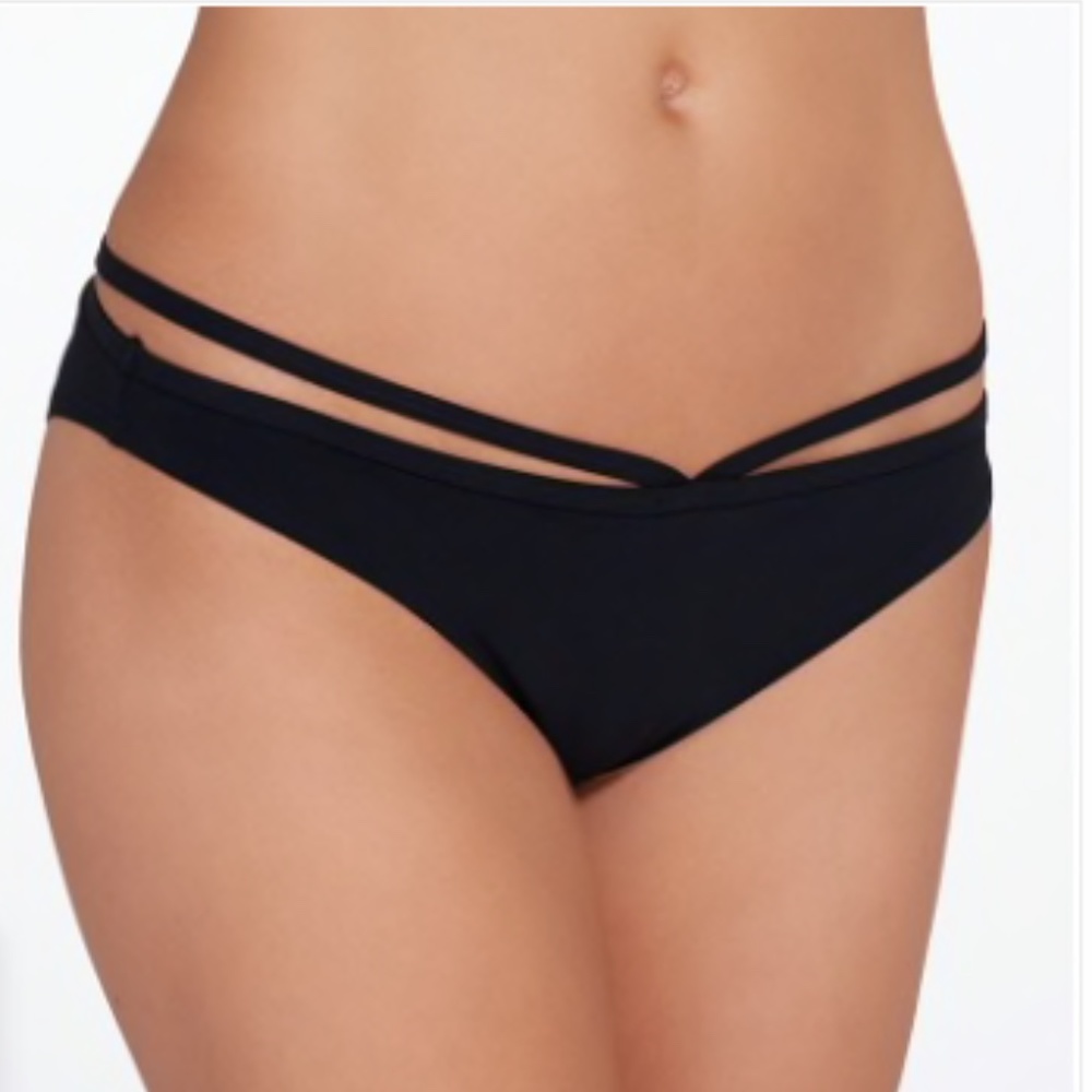 Miss mandalay icon ring bikini bottoms navy UK large